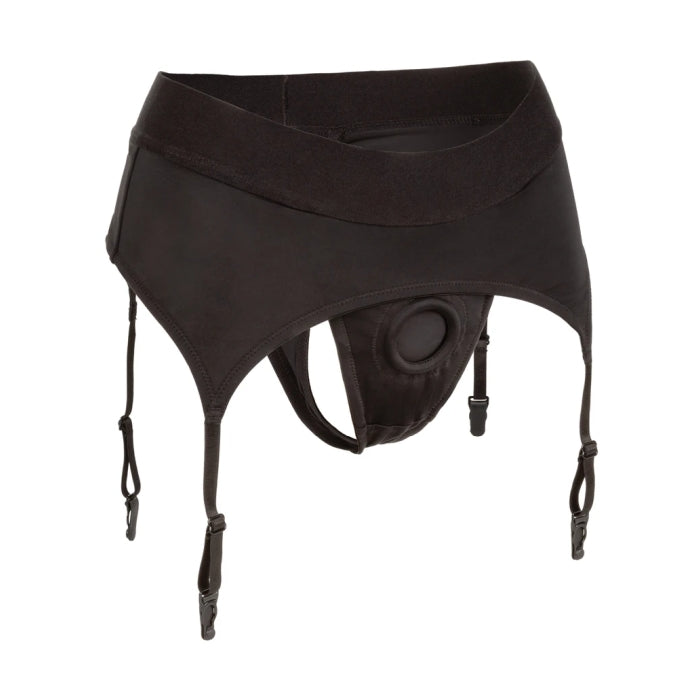 BOUNDLESS THONG W/ GARTER - 2XL/3XL
