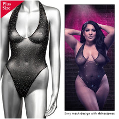 RADIANCE - PLUS SIZE DEEP V BODY SUIT