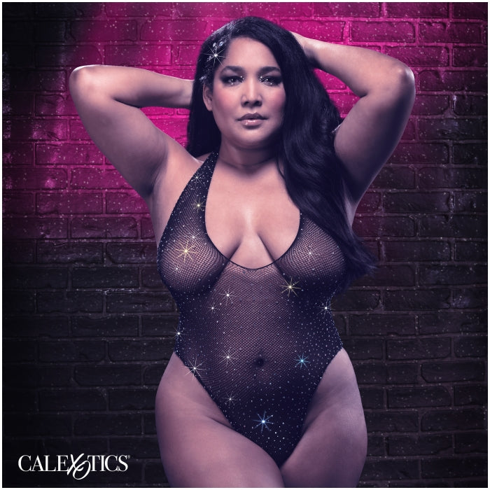 RADIANCE - PLUS SIZE DEEP V BODY SUIT