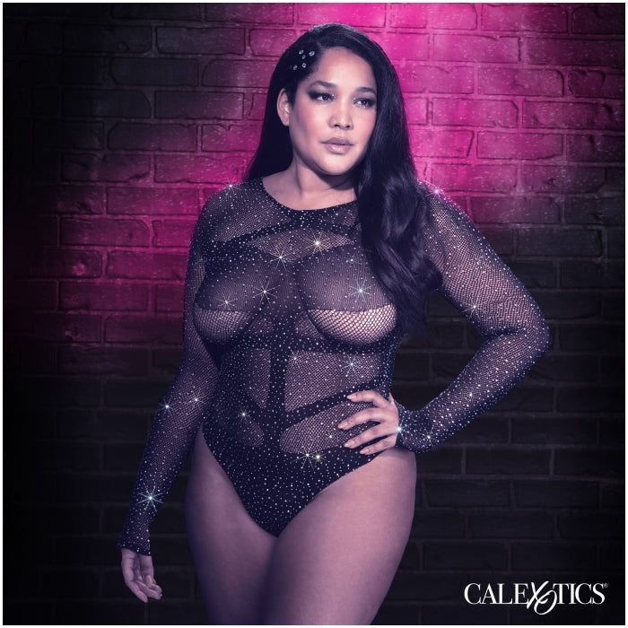 RADIANCE - PLUS SIZE LONG SLEEVE BODY SUIT