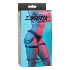 THIGH HARNESS BLACK EUPHORIA COLLECTION MULTI CHAIN