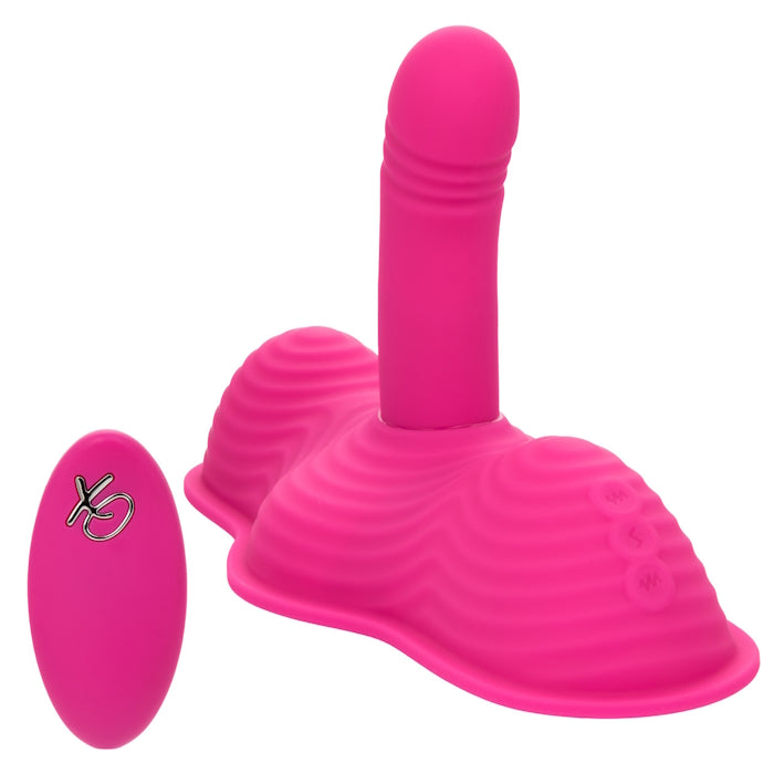 TRIPLE RIDER REMOTE CONTROL ECSTASY RUMBLER - PINK
