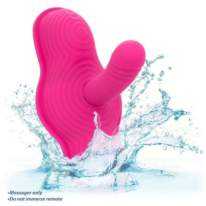 TRIPLE RIDER REMOTE CONTROL ECSTASY RUMBLER - PINK