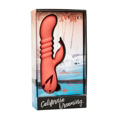 CALI DREAMING COUNTY CUTIE VIBE THRUSTING G-SPOT MASSAGER 4.5" ORANGE