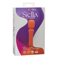 MINI MASSAGER ORANGE 10X STELLA LIQUID SILICONE