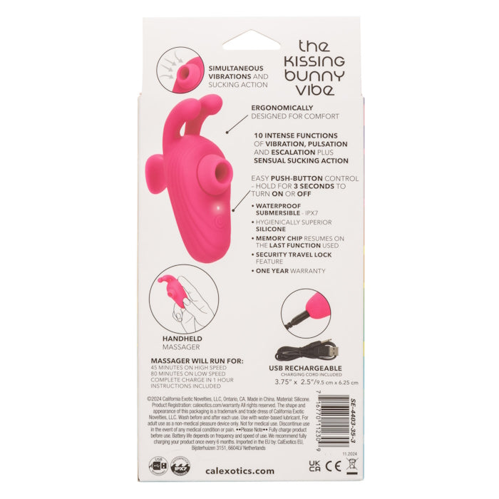 NEON VIBES THE KISSING BUNNY VIBE - PINK