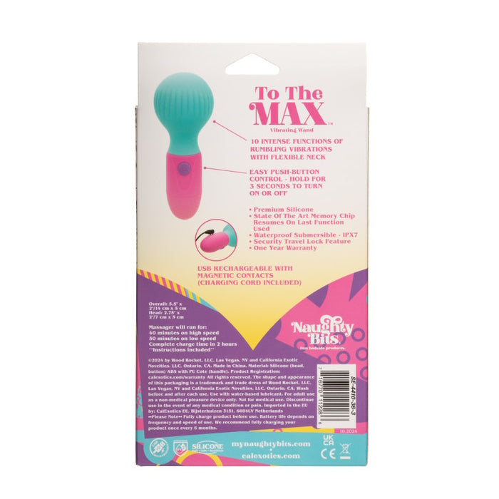 NAUGHTY BITS TO THE MAX VIBRATING WAND