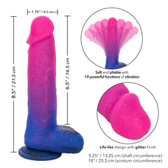 NAUGHTY BITS OMBRE HOMBRE XL VIBE DILDO