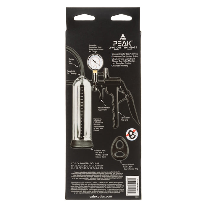 PEAK MAGNIFIED GAUGED PUMP SYSTEM - BLACK