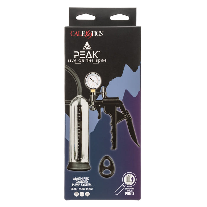 PEAK MAGNIFIED GAUGED PUMP SYSTEM - BLACK