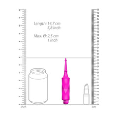 CIRCE ABS BULLET W/ SILICONE SLEEVE 10X - FUCHSIA