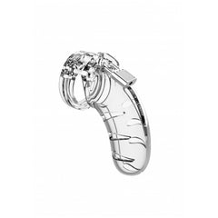 MODEL 03 CHASTITY 4.5" COCK CAGE - CLEAR
