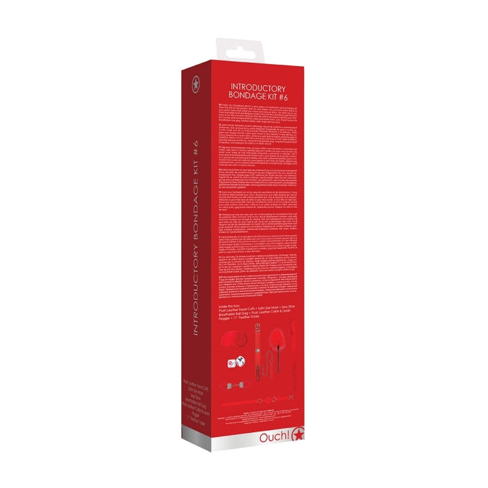 INTRODUCTORY BONDAGE KIT #6 - RED