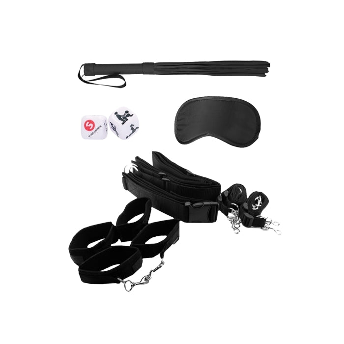 BONDAGE BELT RESTRAINT SYSTEM - BLACK