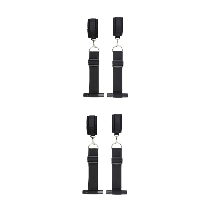 DOOR RESTRAINT SET - BLACK