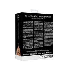CHAIN AND CHAIN HARNESS - ONE SIZE - BLACK