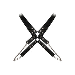 MEN'S CHAIN HARNESS - ONE SIZE - BLACK