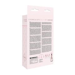 CLITORAL & NIPPLE PUMP SET MEDIUM - ROSE GOLD
