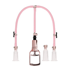CLITORAL & NIPPLE PUMP SET MEDIUM - ROSE GOLD