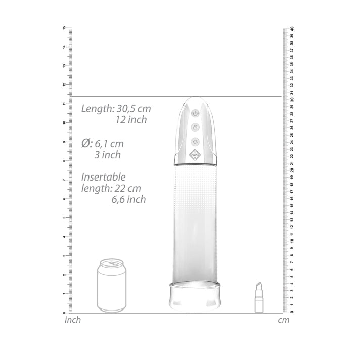 AUTOMATIC RECHARGEABLE LUV PUMP - TRANSPARENT