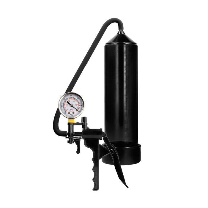 ELITE BEGINNER PUMP WITH PSI GAUGE - BLACK