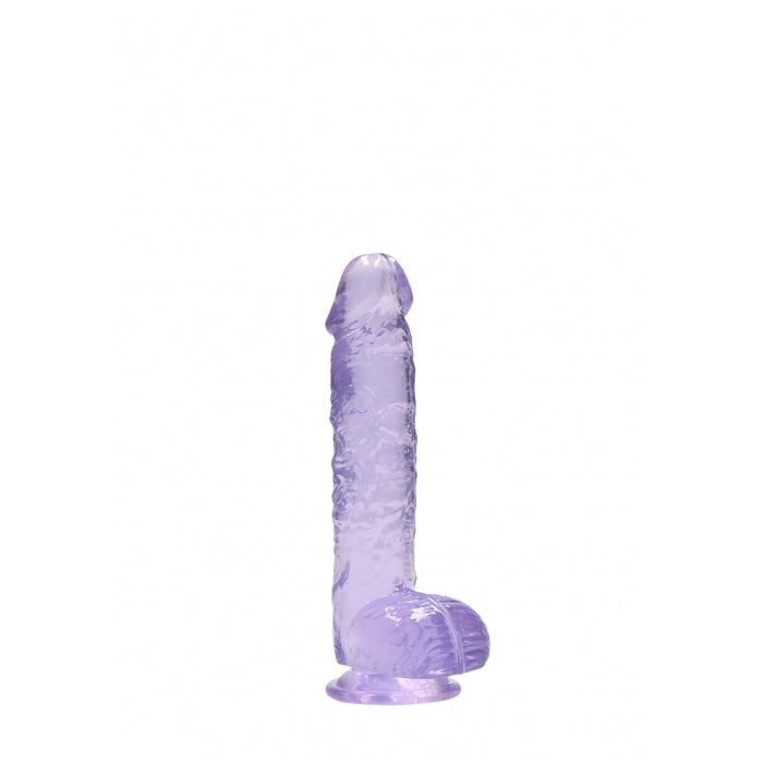 REALISTIC DILDO WITH BALLS 6IN / 15 CM