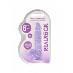 REALISTIC DILDO WITH BALLS 6IN / 15 CM