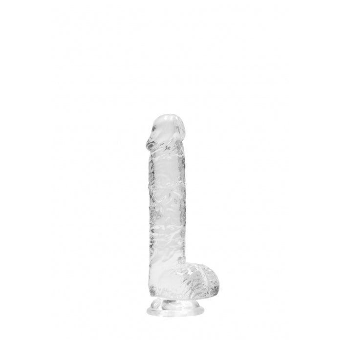 REALISTIC DILDO WITH BALLS 6IN / 15 CM