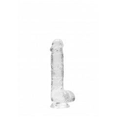 REALISTIC DILDO WITH BALLS 6IN / 15 CM