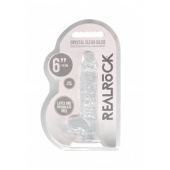 REALISTIC DILDO WITH BALLS 6IN / 15 CM