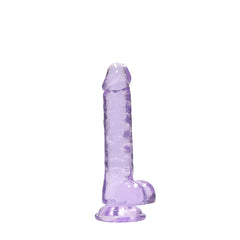 REALISTIC DILDO WITH BALLS 7IN / 17 CM