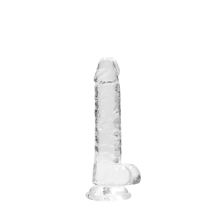 REALISTIC DILDO WITH BALLS 7IN / 17 CM