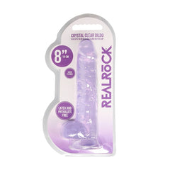 REALISTIC DILDO WITH BALLS 8IN / 19 CM