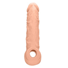 REALISTIC PENIS SLEEVE 8" / 20 CM VANILLA