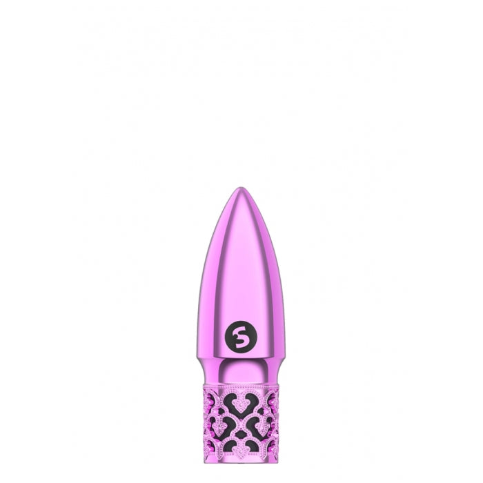 GLITTER - RECHARGEABLE ABS BULLET - PINK