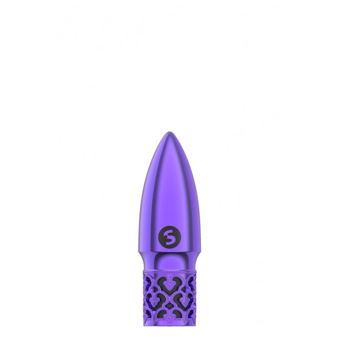 GLITTER - RECHARGEABLE ABS BULLET - PURPLE
