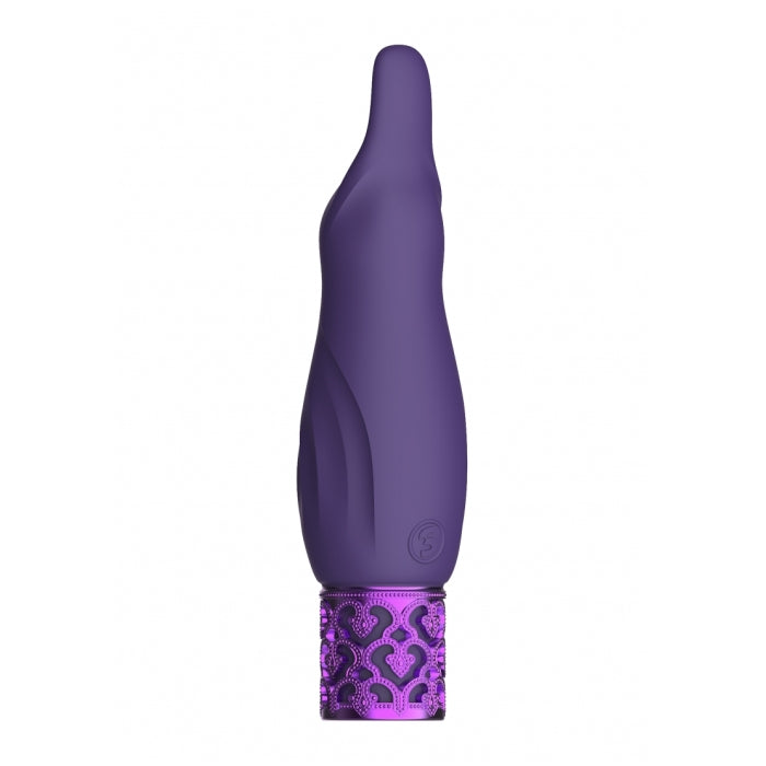 SPARKLE - RECHARGEABLE SILICONE BULLET - PURPLE