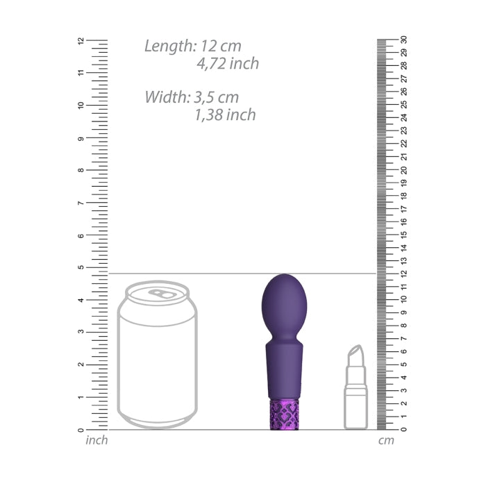 BRILLIANT - RECHARGEABLE SILICONE BULLET - PURPLE