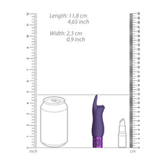 ELEGANCE - RECHARGEABLE SILICONE BULLET - PURPLE