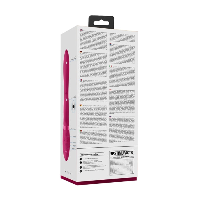 KYRA - PULSE CLITORAL RABBIT - PINK