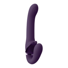 SATU - PULSEWAVE & VIBRATING STRAPLESS STRAPON - PUR