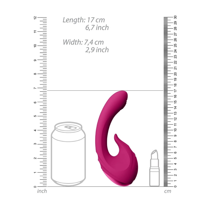 MIKI - PULSE WAVE & FLICKERING G-SPOT VIBRATOR - PINK