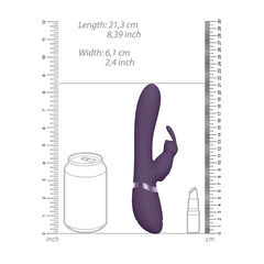 TAKA - INFLATABLE & VIBRATING RABBIT - PURPLE