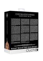 Chest Bulldog Harness – L/XL – Black