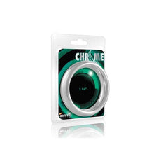 CHROME DONUT COCK RING - 2.25IN