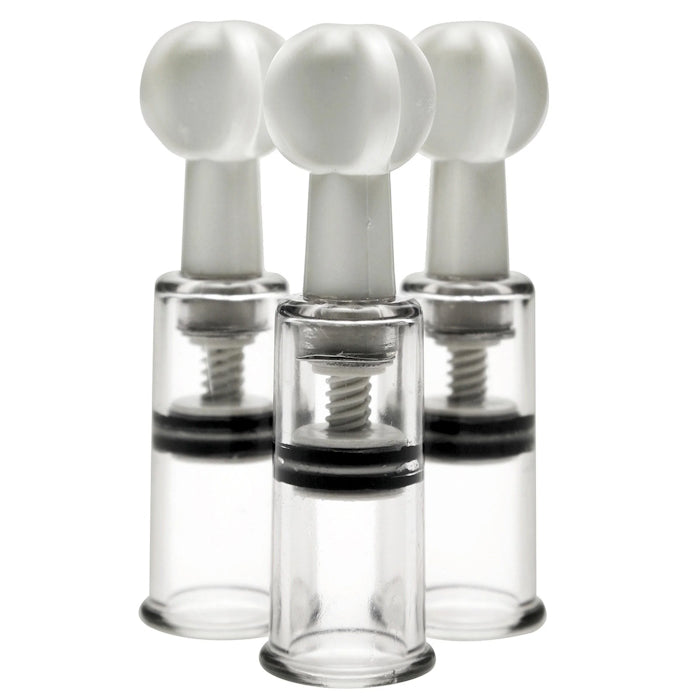 MAX TWIST CLIT AND NIPPLE TRIPLE SUCKER SET - CLEAR