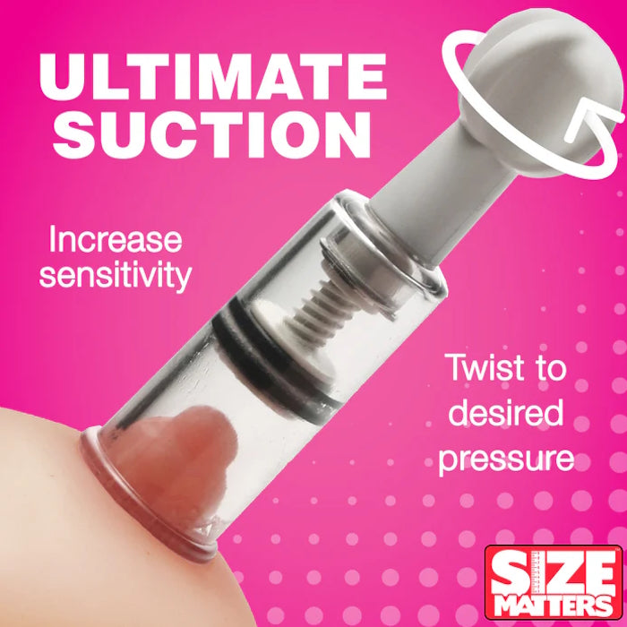 MAX TWIST CLIT AND NIPPLE TRIPLE SUCKER SET - CLEAR