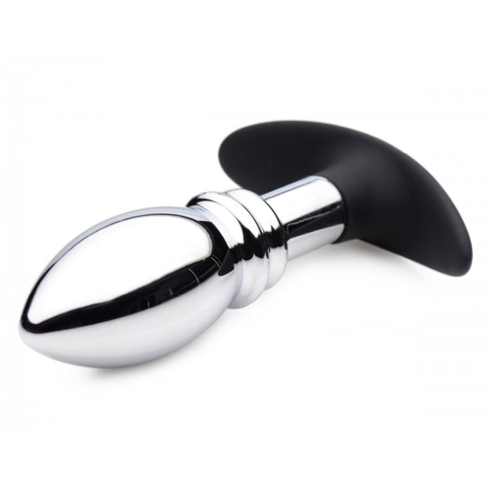 DARK STOPPER METAL & SILICONE ANAL PLUG