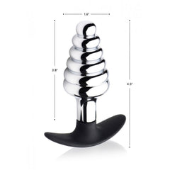 DARK HIVE METAL & SILICONE ANAL PLUG
