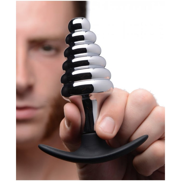DARK HIVE METAL & SILICONE ANAL PLUG